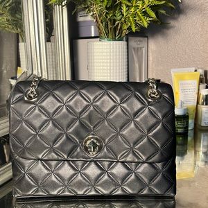 Kate spade black /silver bag